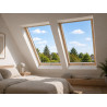 Transparante warmtewerende folie voor Velux-dakramen: effectieve warmtewering met maximaal behoud van natuurlijk daglicht.